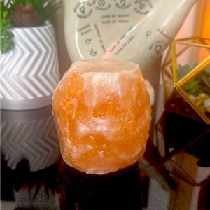 Himalayan salt tea light or votive holder NEW in wrapper